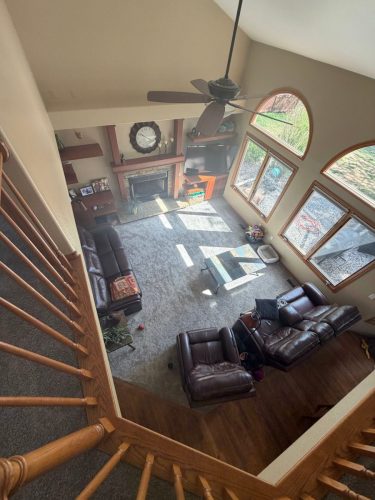 Fort Collins Carpet Installation with Wrapped Stairs – Elevated III Rodeo