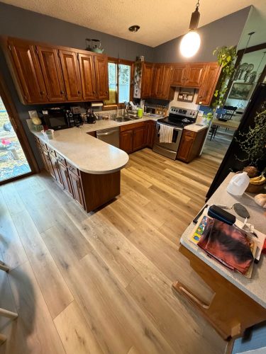 Fort Collins, CO: 1240 Sq. Ft. Laminate and Vinyl Flooring Installation